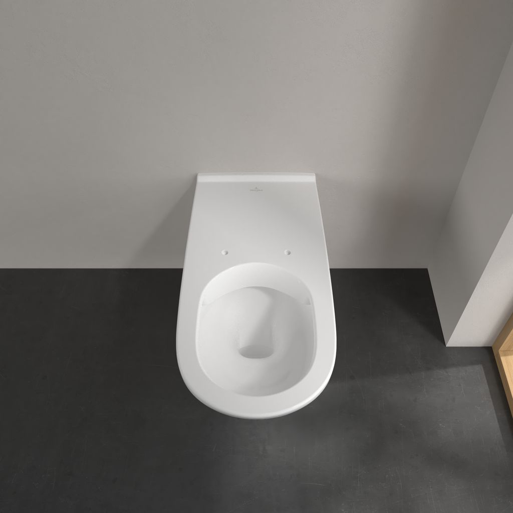 ViCare Wand-Tiefspül-WC spülrandlos, ohne Befestigungslöcher für Sitz