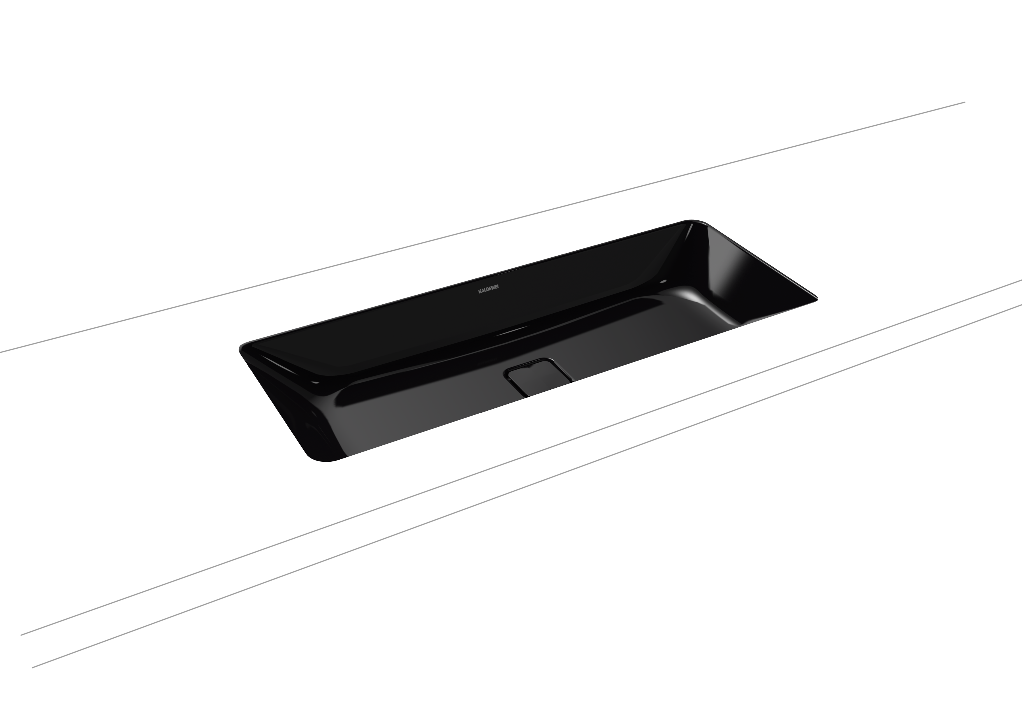 Kaldewei Cono Unterbauwaschtisch 869 x 382mm , ohne Hahnloch