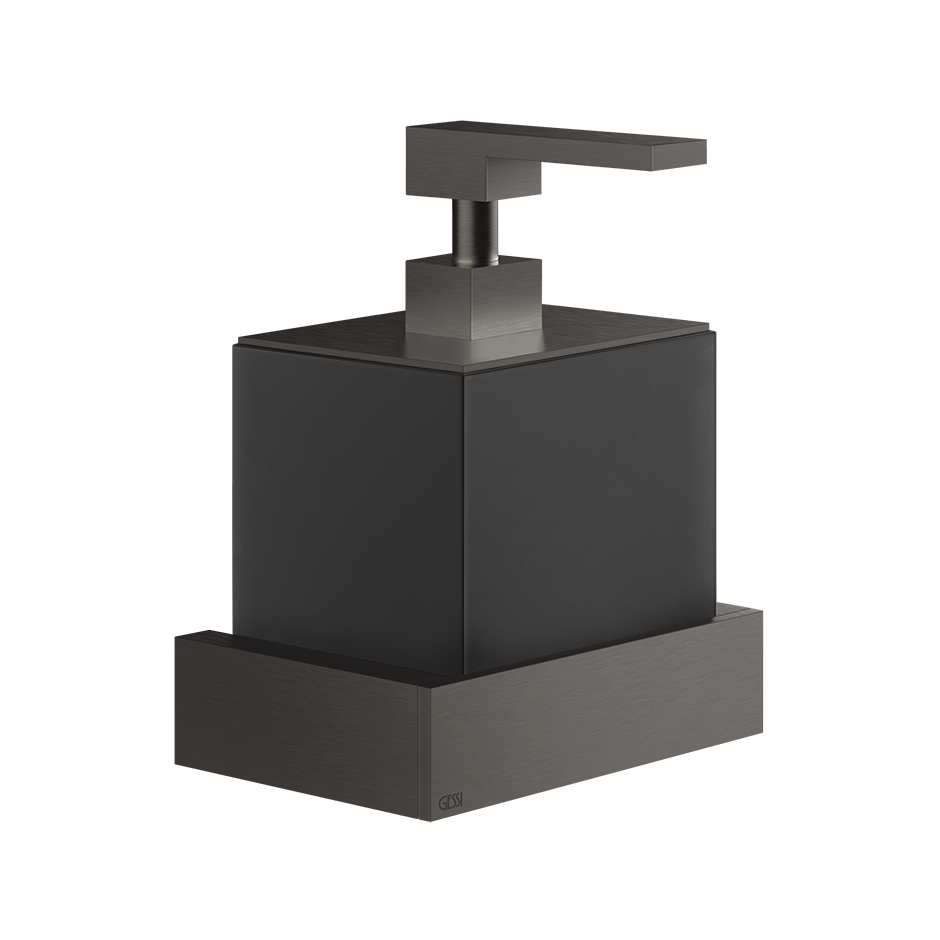 Gessi Rettangolo Wand-Seifenspender Behälter schwarz