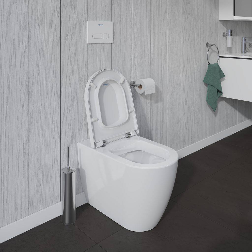 Me by Starck Stand-WC 600 mm Tiefspüler, Abgang waagerecht