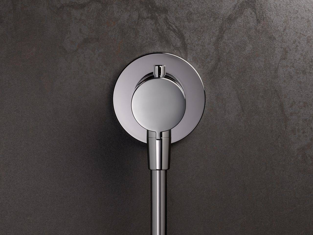 IXMO_solo Set thermostatic fitting with hose connection, round