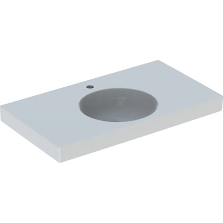 Geberit Preciosa II Waschtisch 900 x 500mm mit Hahnloch, ohne Überlauf