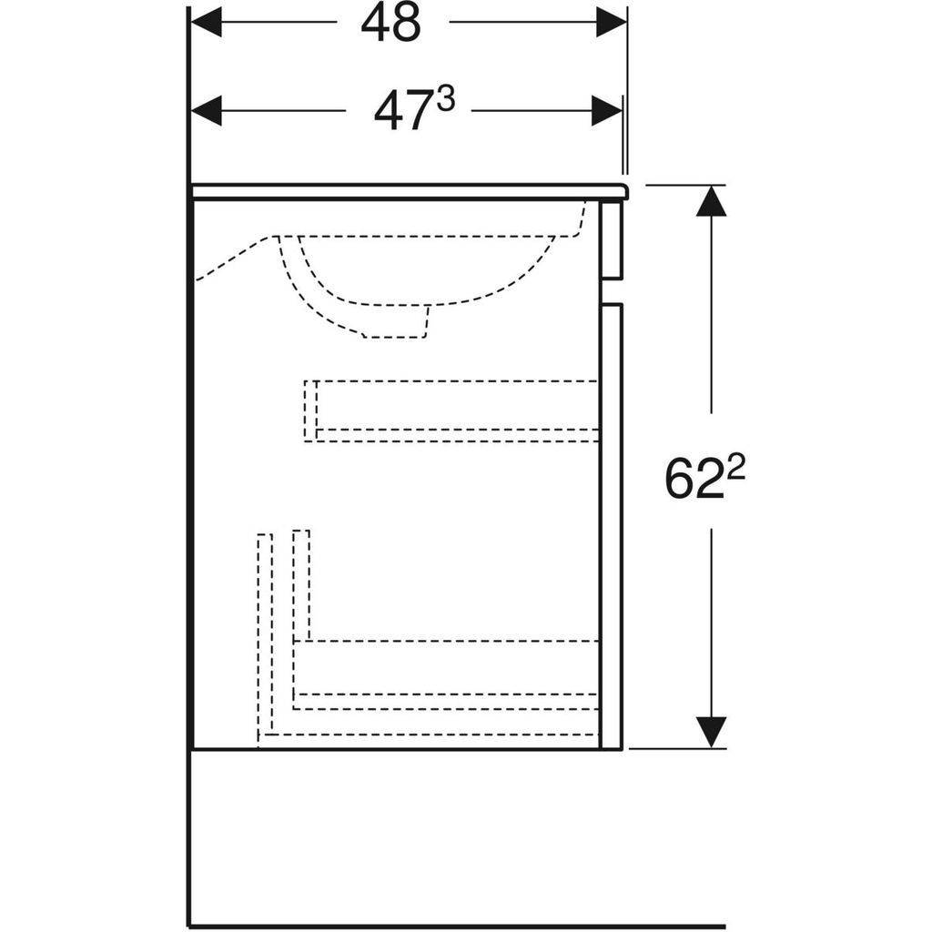 Renova Plan bathroom furniture set 60cm