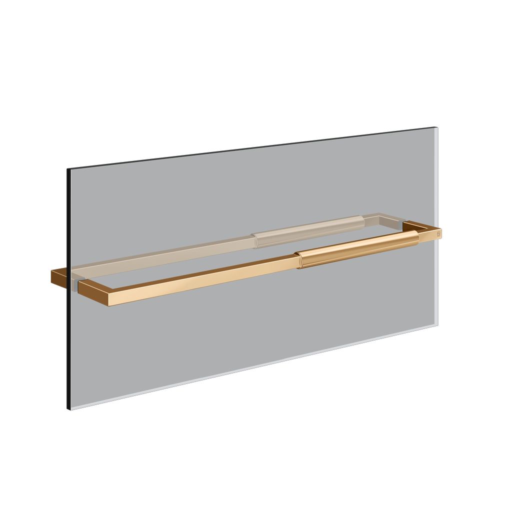 Gessi SHOWER G Halte-Griff+Badetuchhalter warm bronze PVD