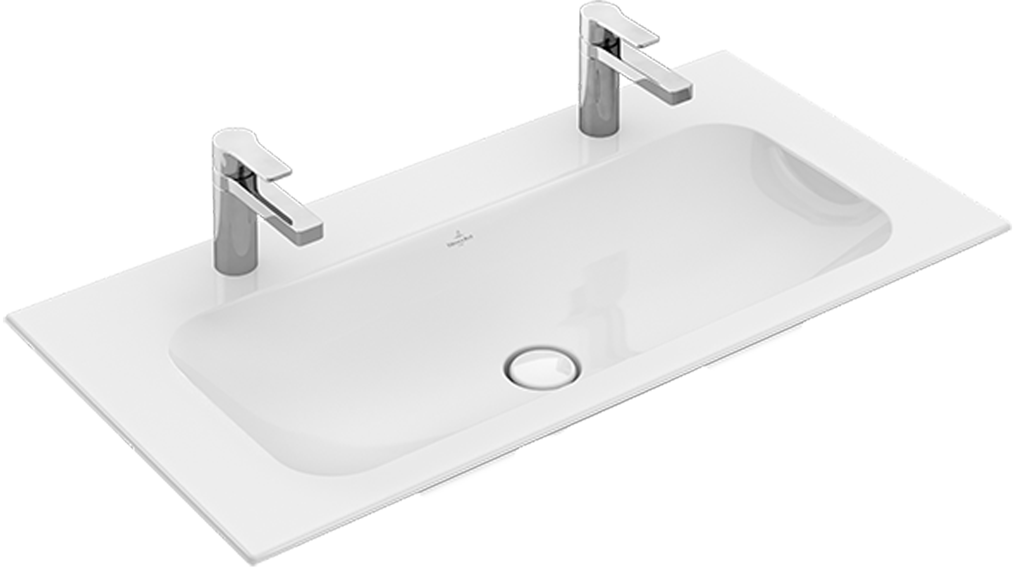 Villeroy & Boch Finion Schrankwaschtisch mit 2 Hahnlöchern 1000 x 500mm