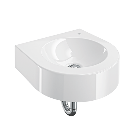 Wall-mounted drinking fountain