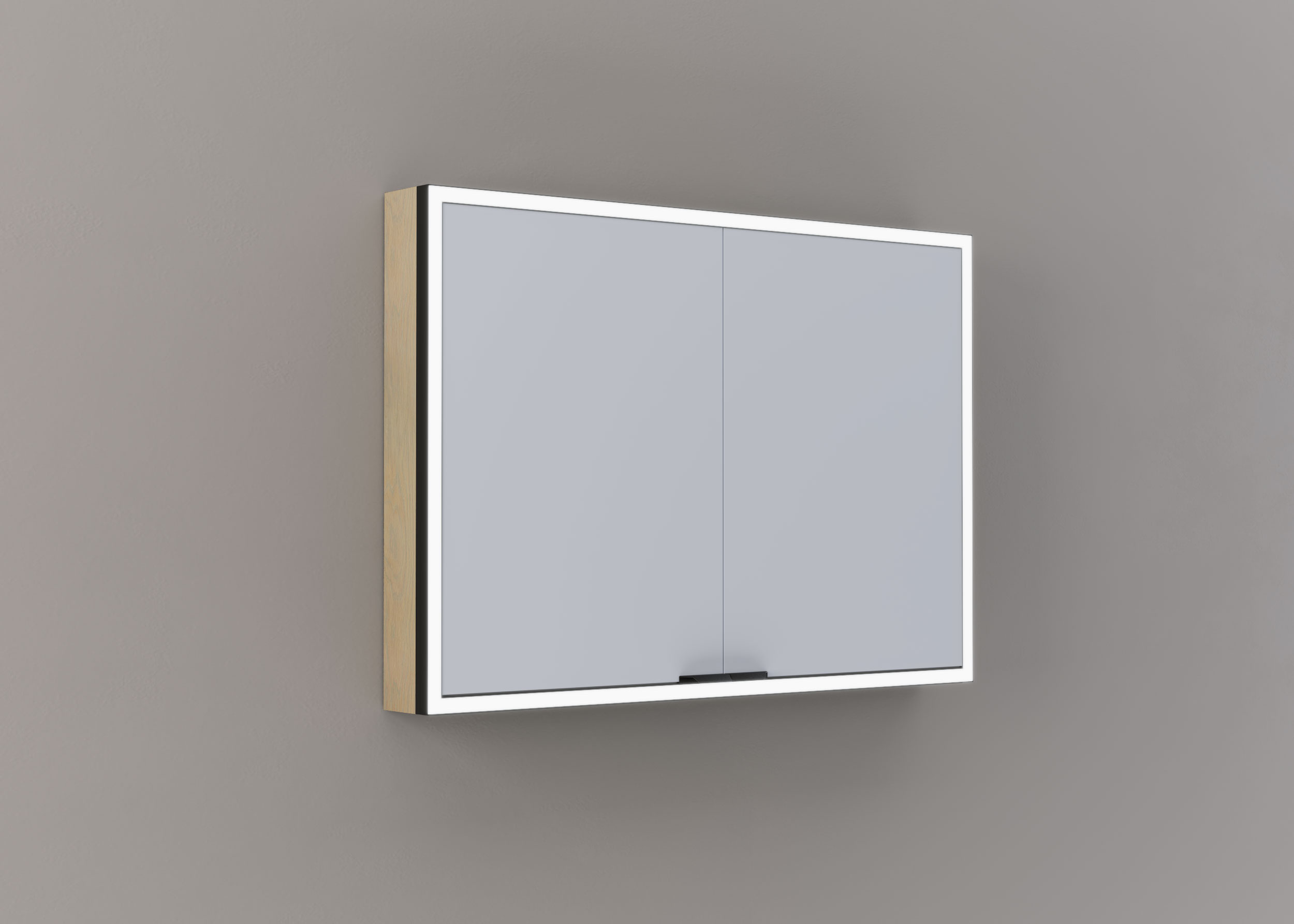 Sunny Solana Aufputz-Spiegelschrank 100cm Blanq