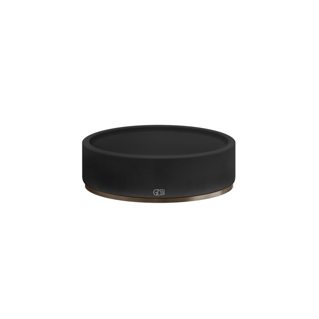 Gessi 316Accessoires Seifenablage Standmodell, Glas dunkel