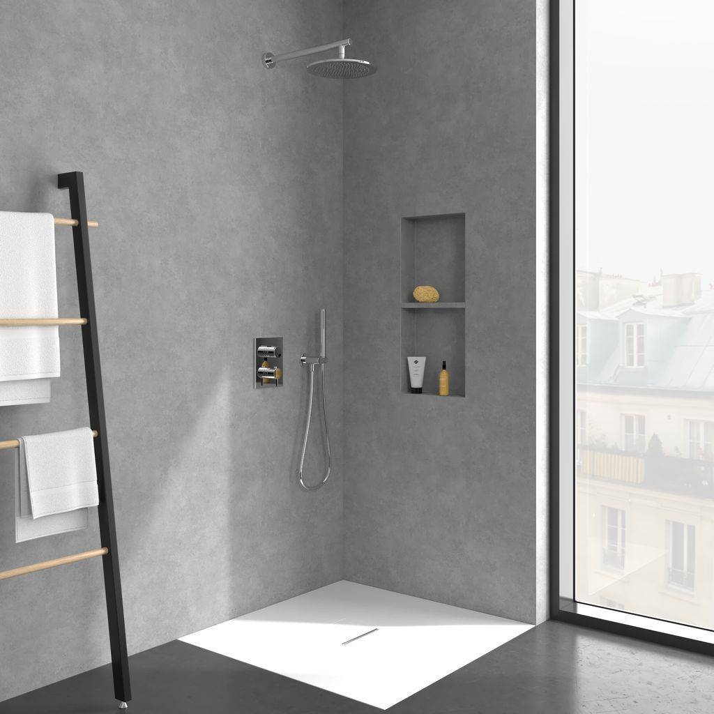 Conum Unterputz Thermostat mit Zweiwege-Mengenregulierung