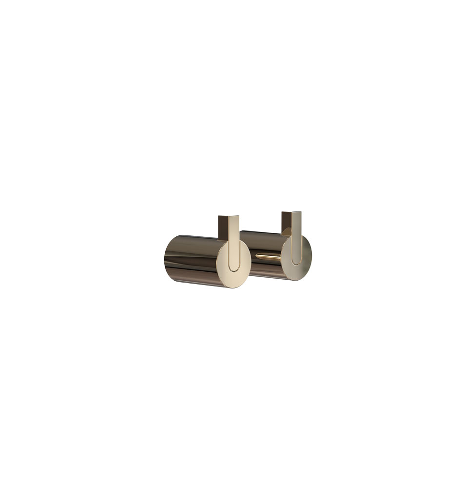 frost NOVA 2 Handtuchhaken 1901-1 gold poliert