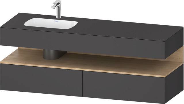 Duravit Collection One Einbauwaschtisch mit Unterbau 1600mm