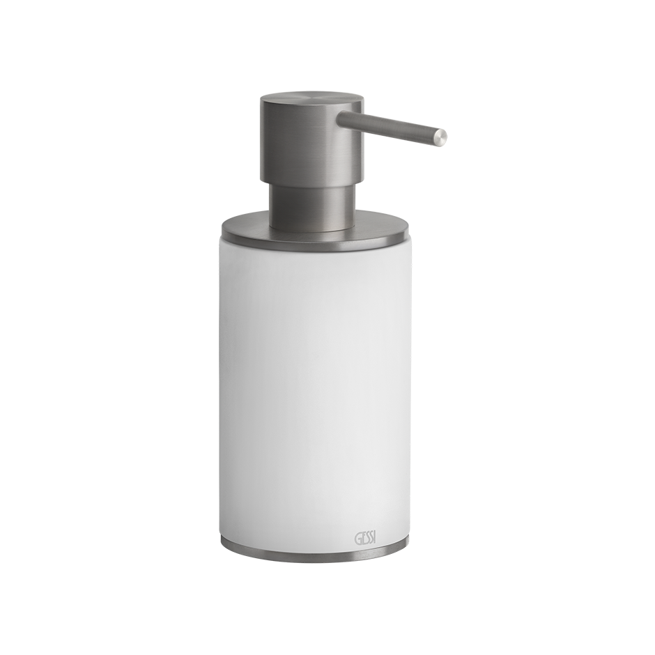 316Accessoires Stand-Seifenspender Glas hell