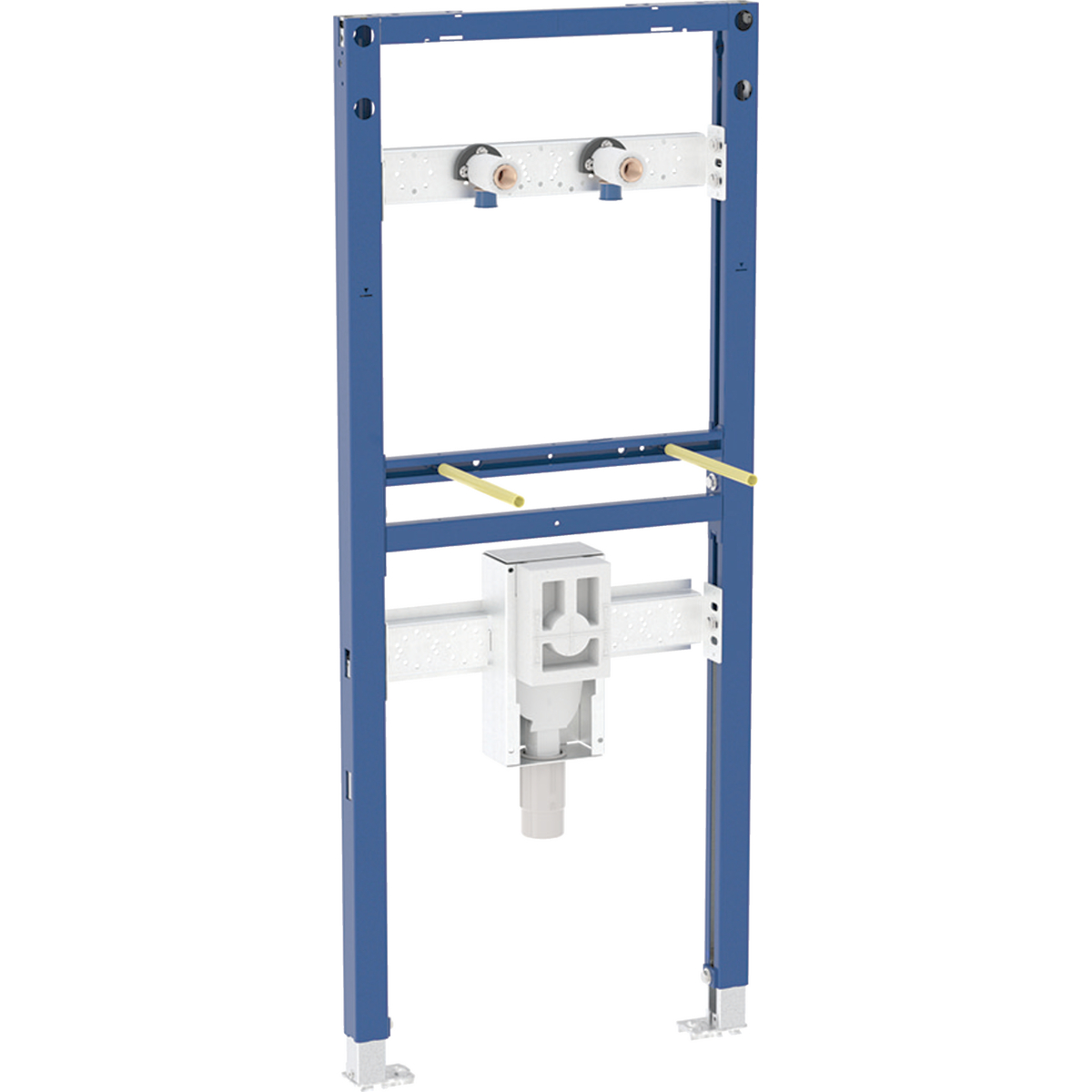 Geberit Duofix Vorwand-Element für Waschtisch, 130 cm Wandarmatur Aufputz, mit UP Siphon