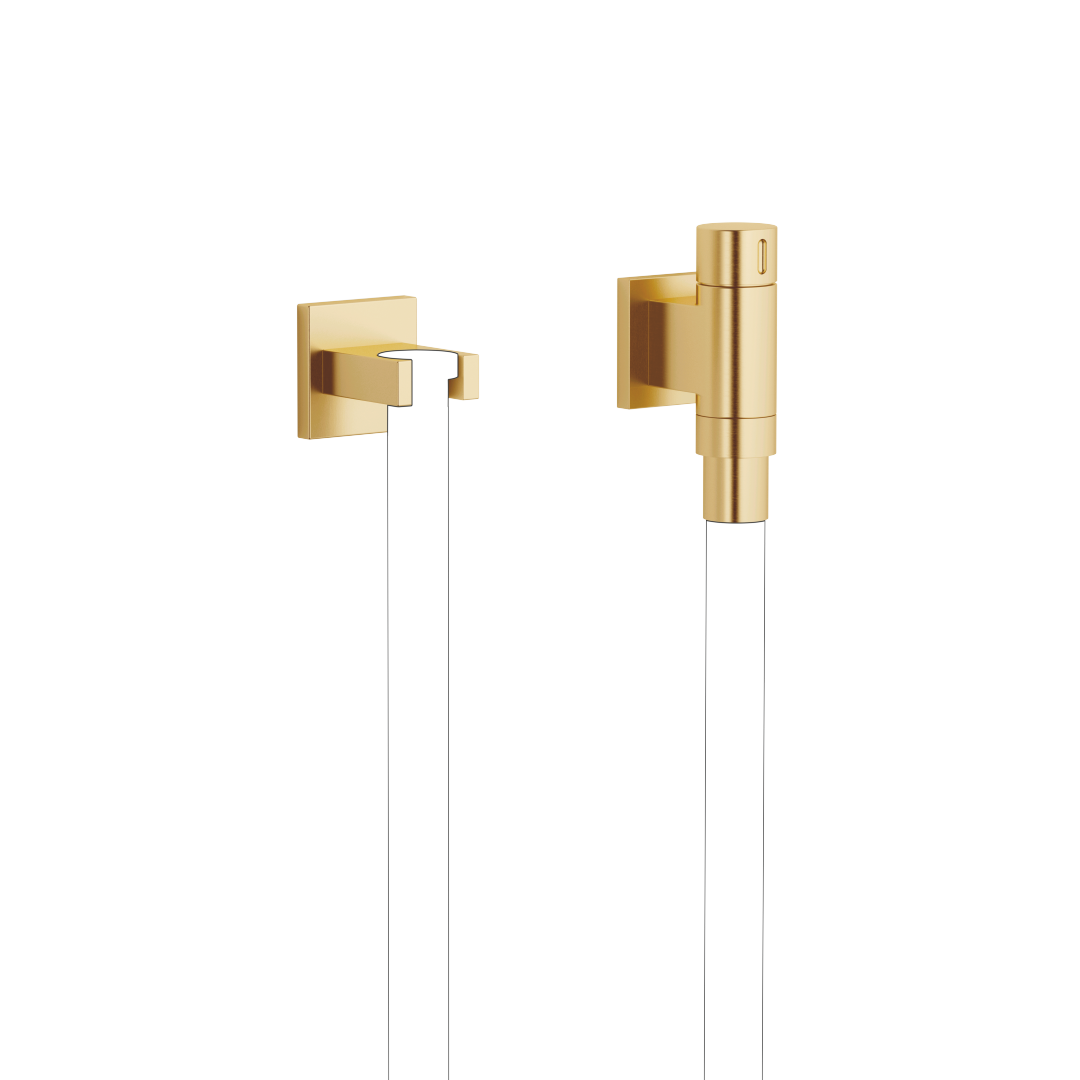 Dornbracht WATER TUBE Kneipp-Wandanschlussbogen mit Ventil, mit Schlauchhalterung