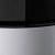 Stainless steel look/black