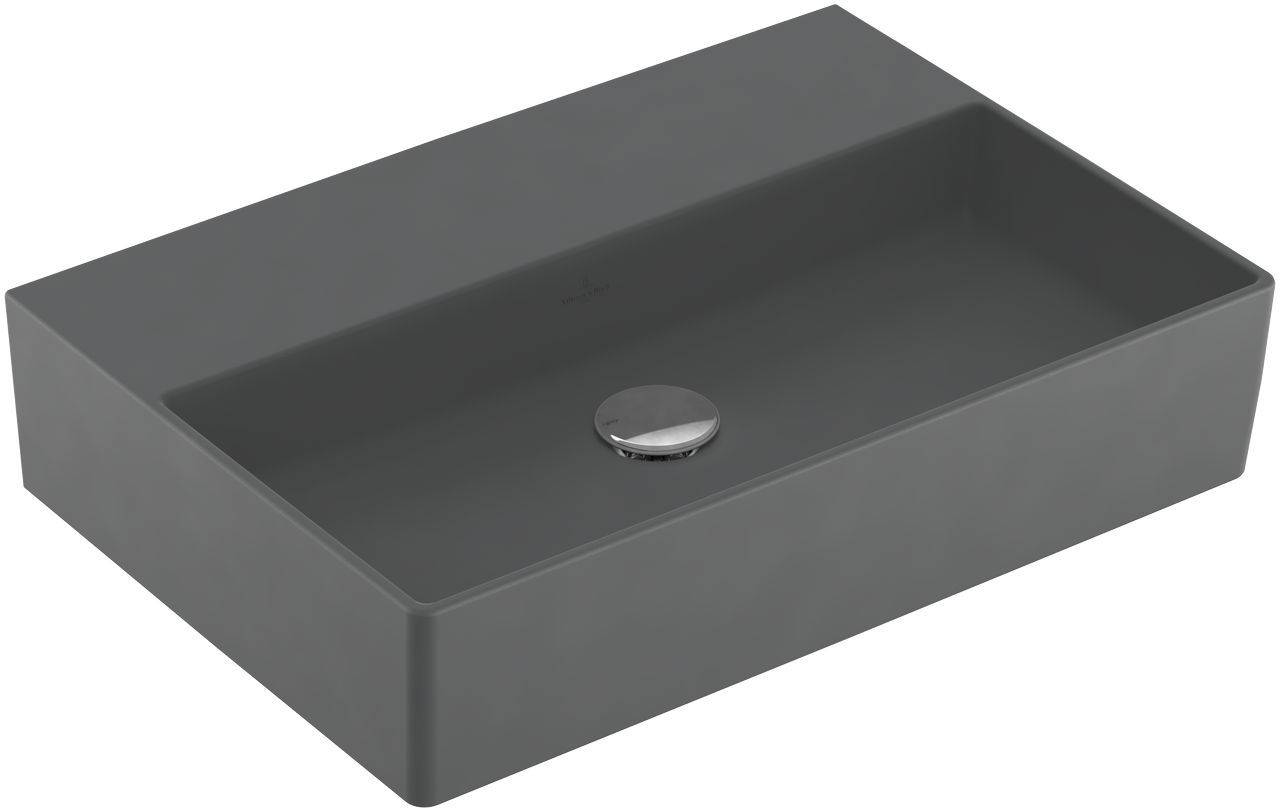 Villeroy & Boch Memento 2.0 Waschtisch, Wandbefestigung, 600 x 420mm, ohne Hahnloch, ohne Überlauf