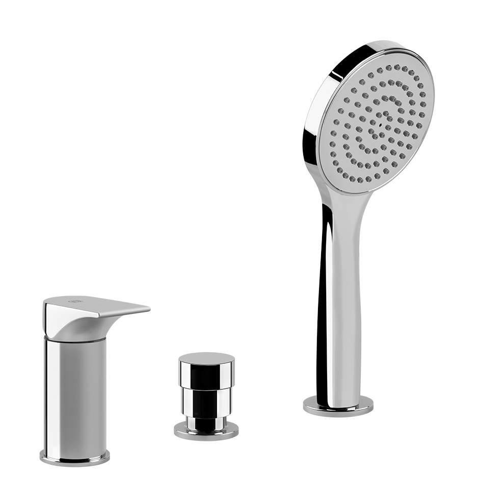 Gessi Emporio Via Solferino 3-Loch-Wannenbatterie