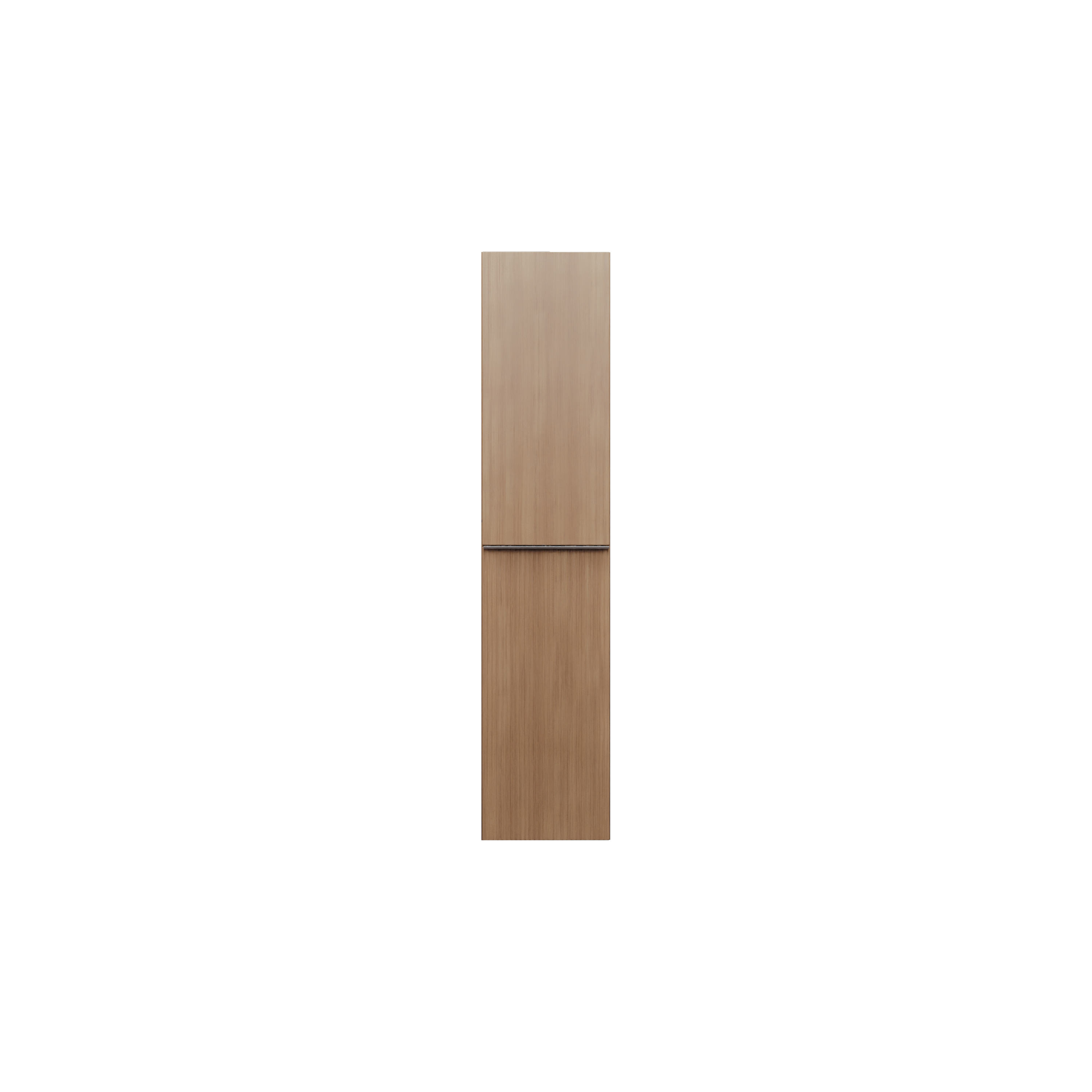 burgbad Fiumo 2.0 Hochschrank Tectona Dekor Zimt, Griff Chrom G0146