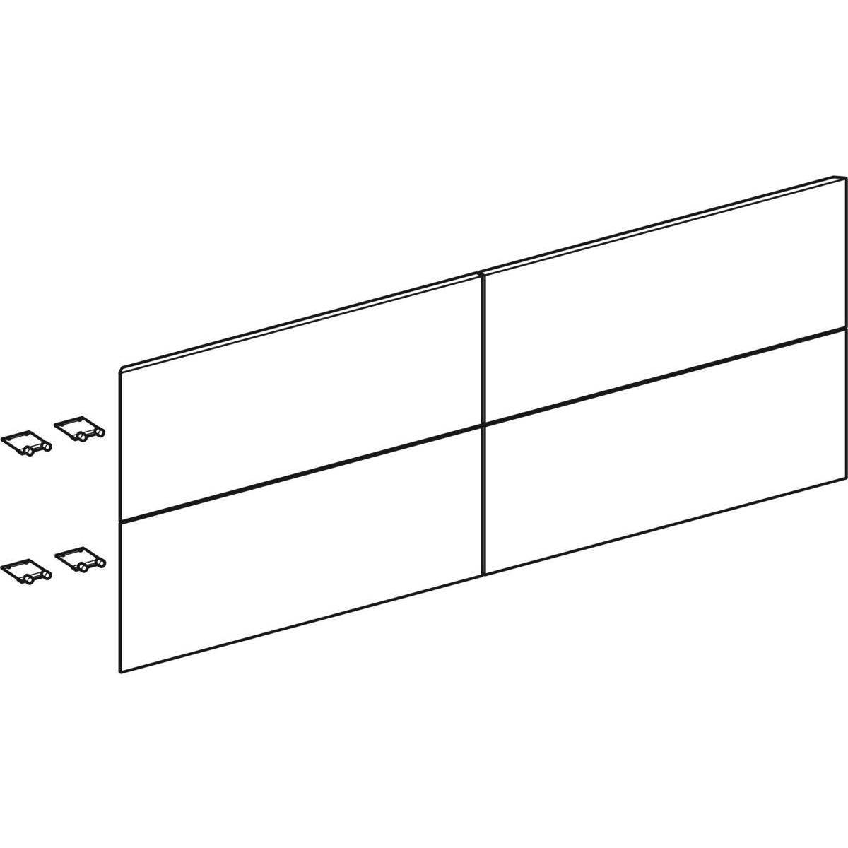 Geberit One Schubladen-Front für Breite 135cm