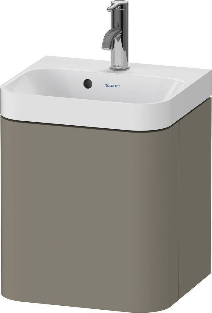 Duravit Happy D.2 Plus Möbelwaschtisch c-shaped mit Unterbau, wandhängend, 400 x 360mm
