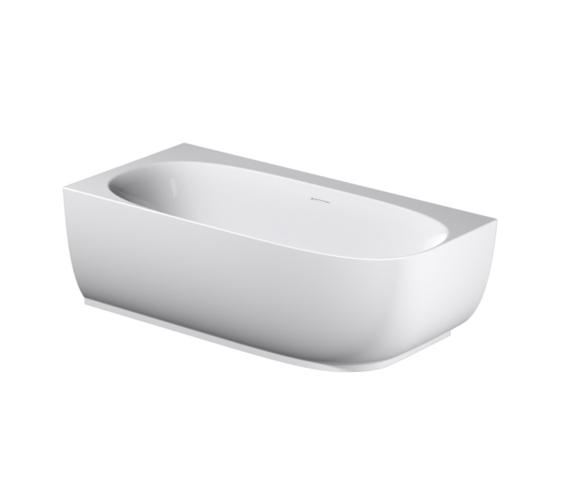 Pathos Corner right pre-wall bathtub