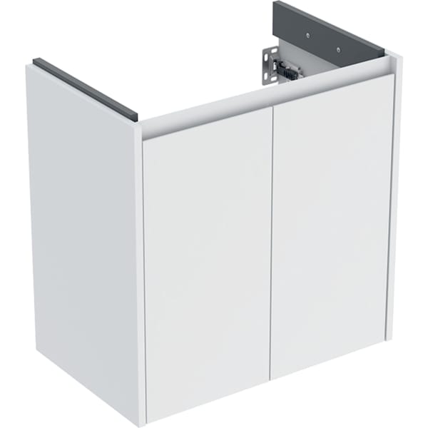 Geberit Renova Compact Waschtischunterschrank 59,7x60,3x36,7cm, weiß/lackiert seidenmatt