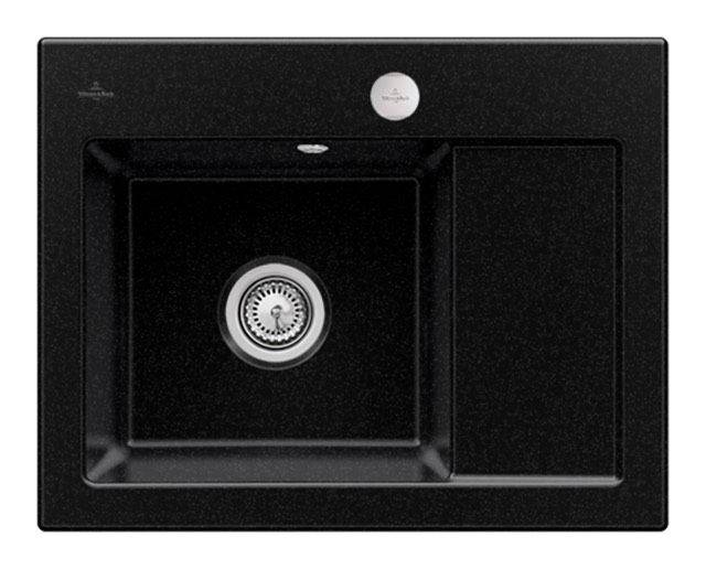 Villeroy & Boch Subway 45 Compact Spülbecken, Becken links, 650 x 510mm