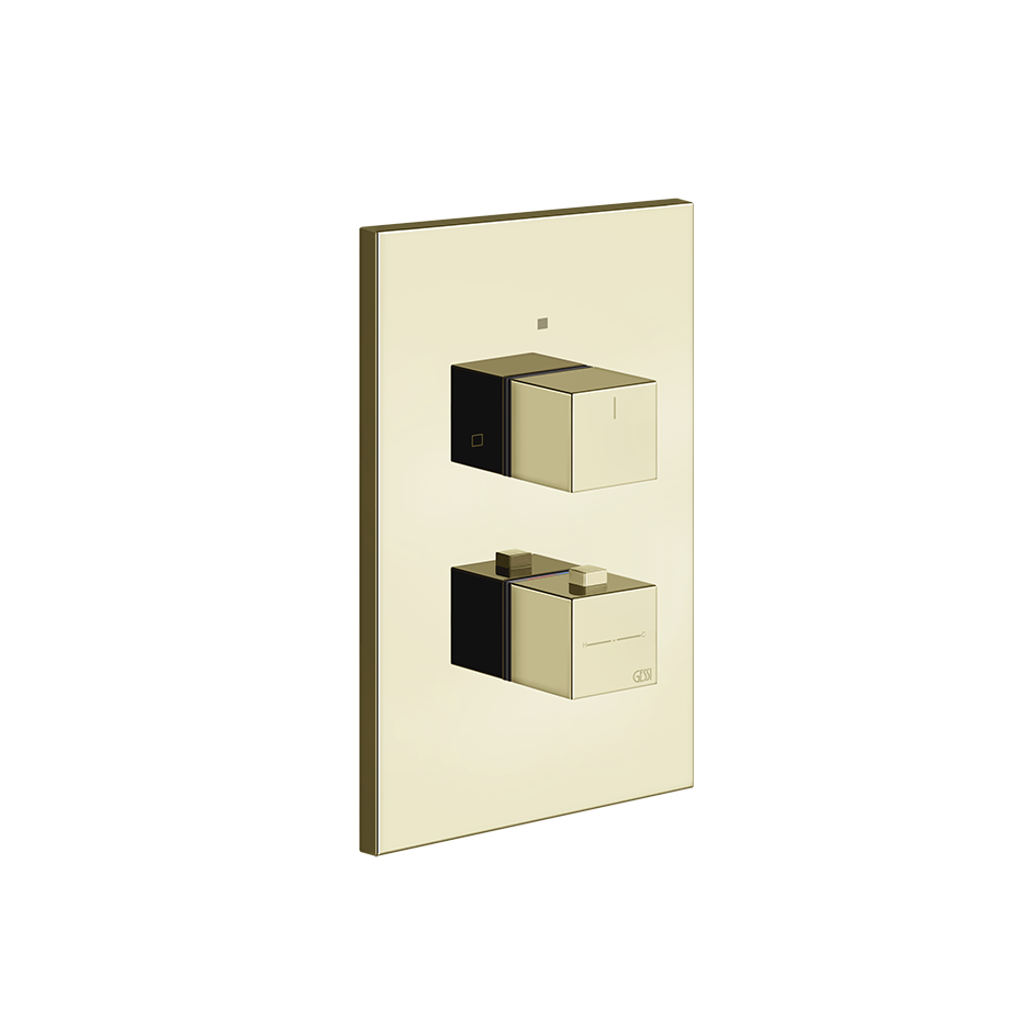 Gessi Rettangolo Unterputz-Thermostat für 2 Verbraucher