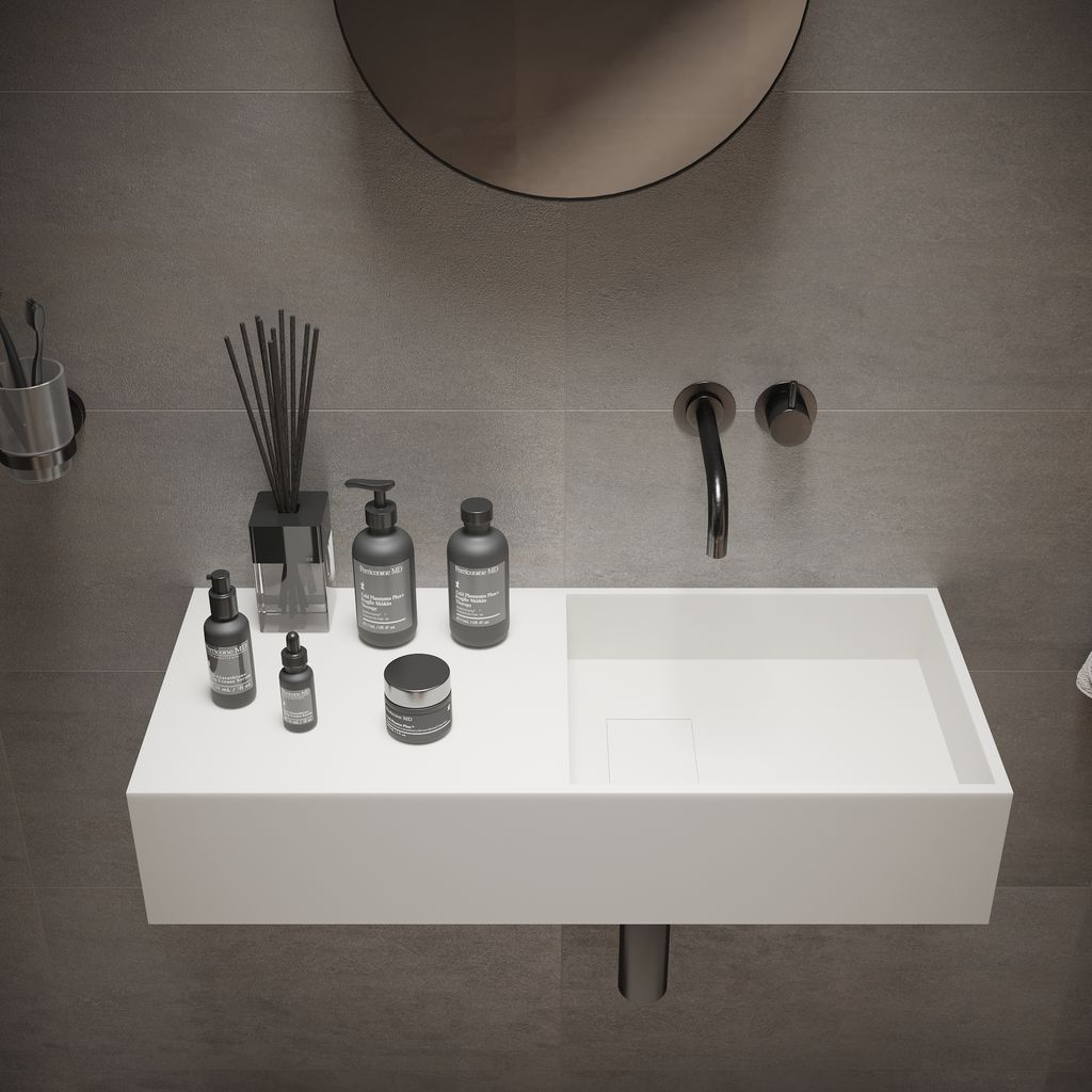 Wandwaschbecken Solidplan-75