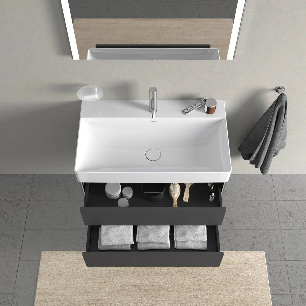 XSquare Waschtischunterbau wandhängend für DuraSquare Waschtisch