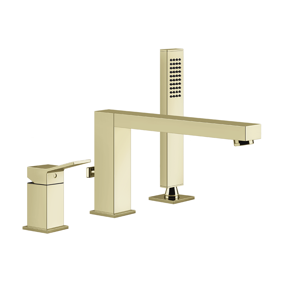 Gessi Rettangolo K Dreiloch-Wannenrand-Armatur