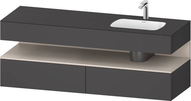 Duravit Collection One Einbauwaschtisch mit Unterbau 1600mm