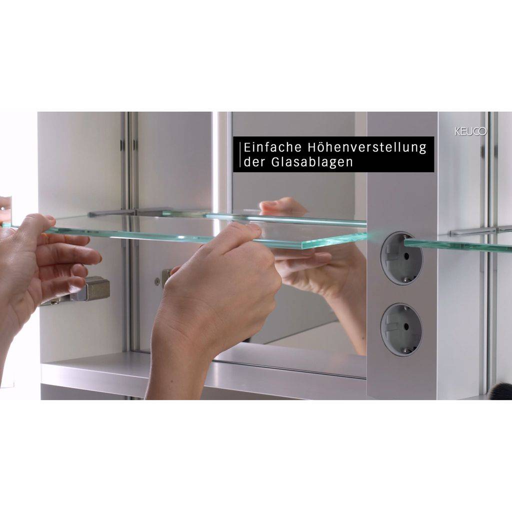 Royal Lumos Aufputz-Spiegelschrank  700 x 735 x 165mm