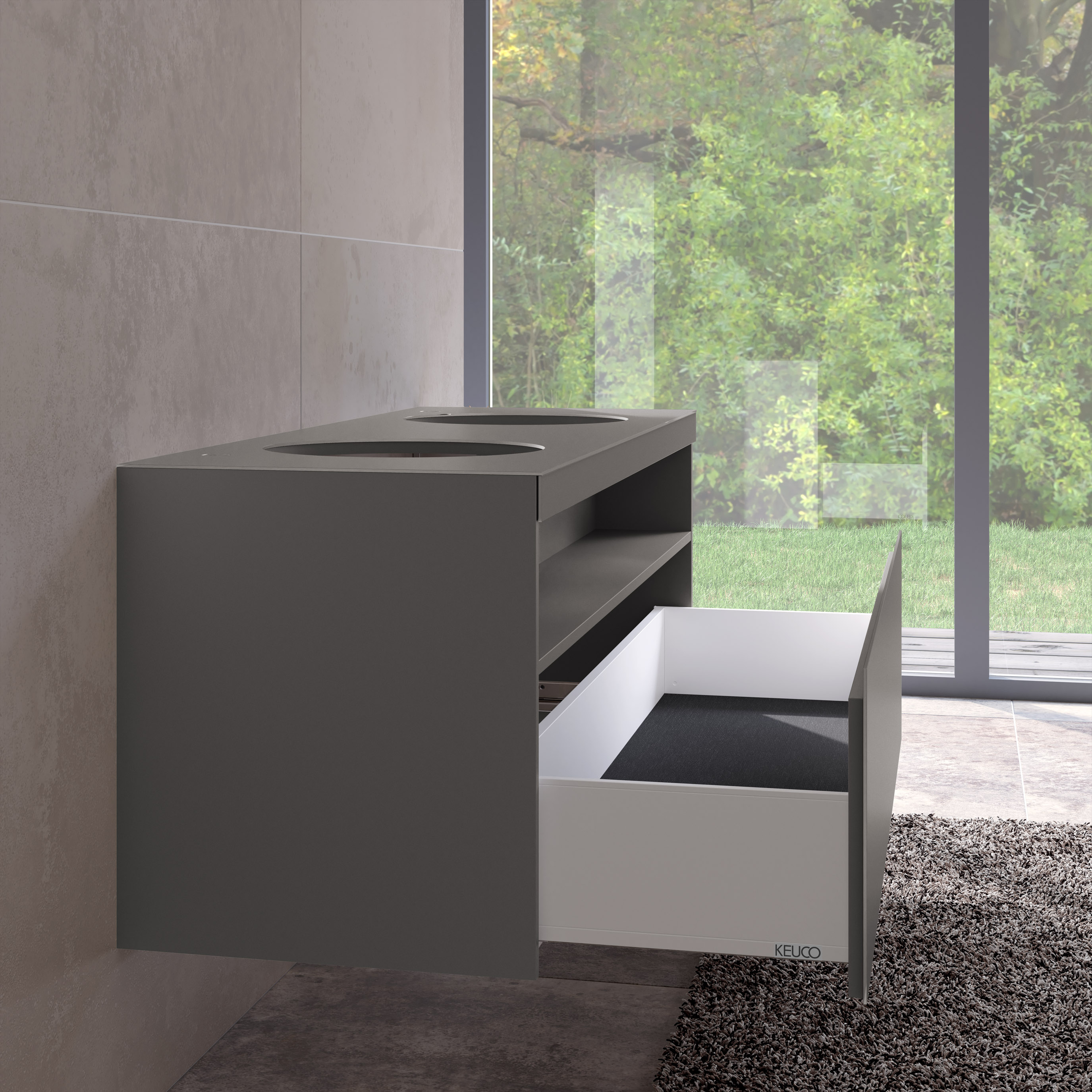 32894290000_05 Stageline Waschtischunterbau für Keramik-Waschtisch, 1400mm