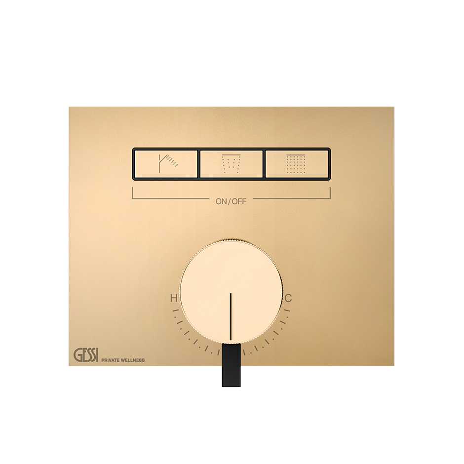 Hi-Fi Unterputz-Einhebelmischer für 3 Verbraucher