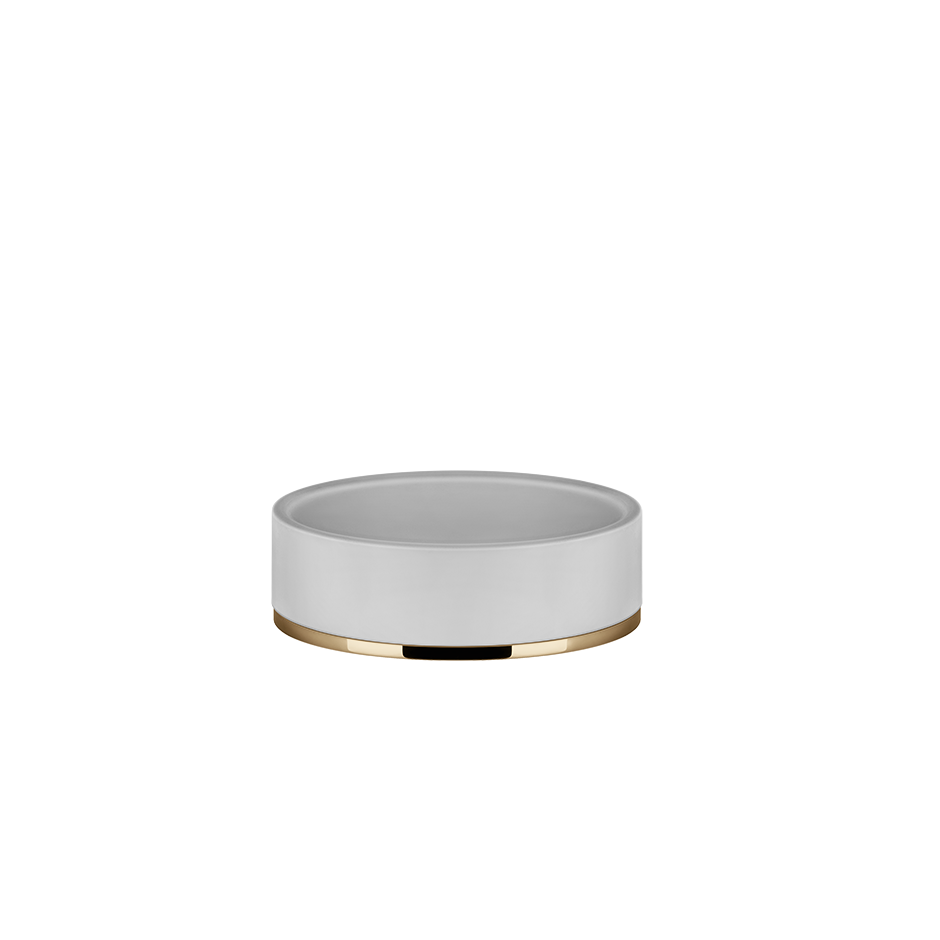 Gessi Inciso Seifenablage Standmodell, Glas hell