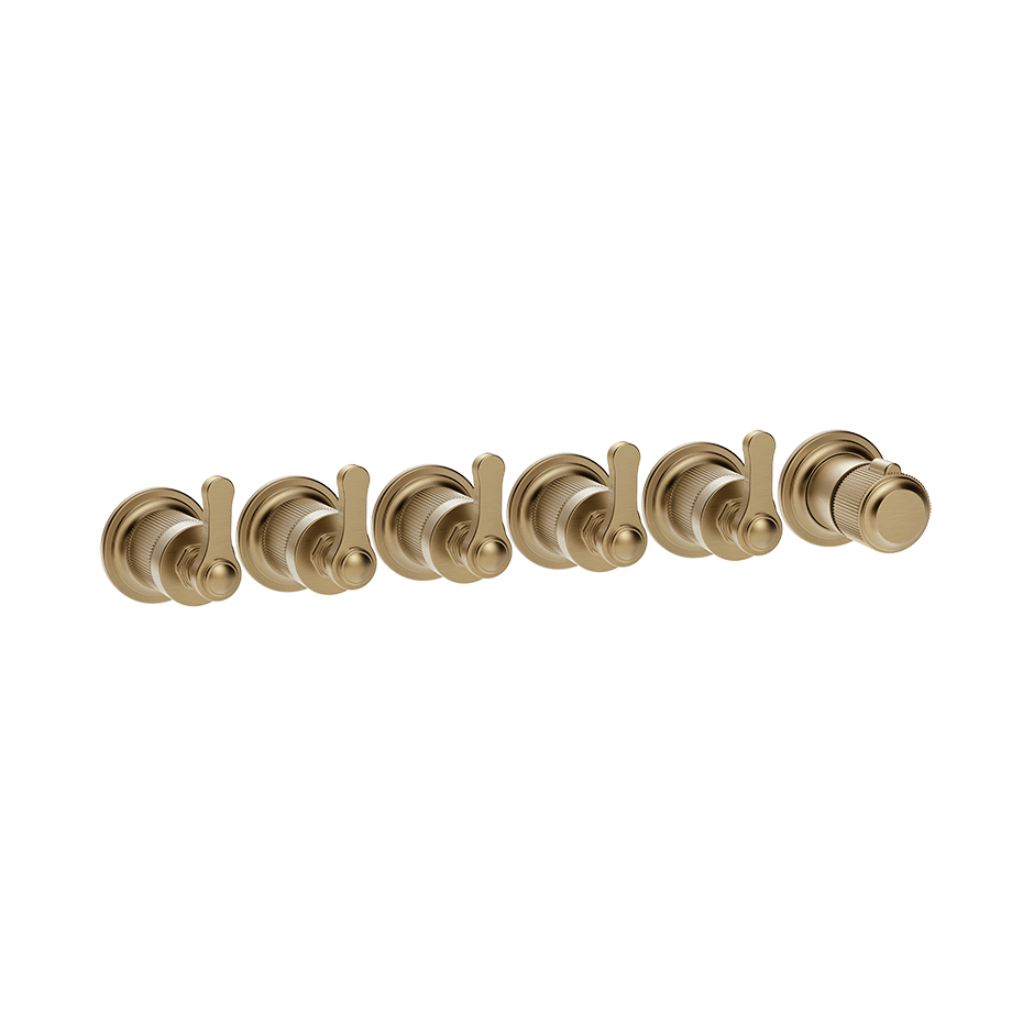 Gessi Venti20 Brause-Thermostat 5-Wege