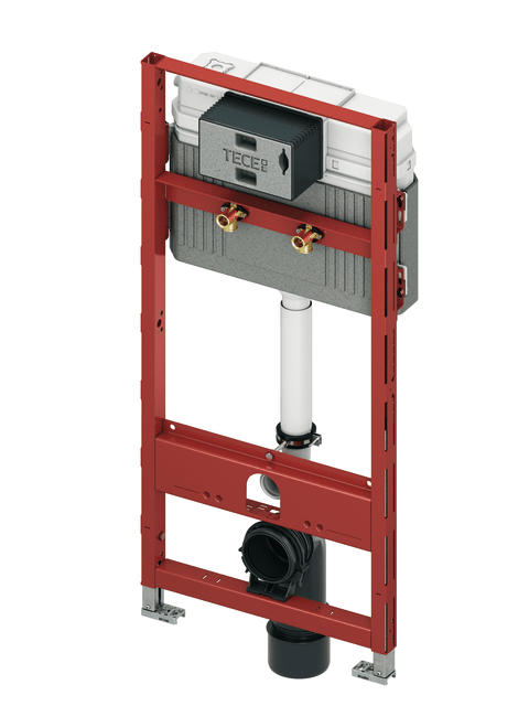 TECEprofil WC-Modul mit Uni-Spülkasten für  Geberit Publica Ausgussbecken, Bauhöhe 1340 mm