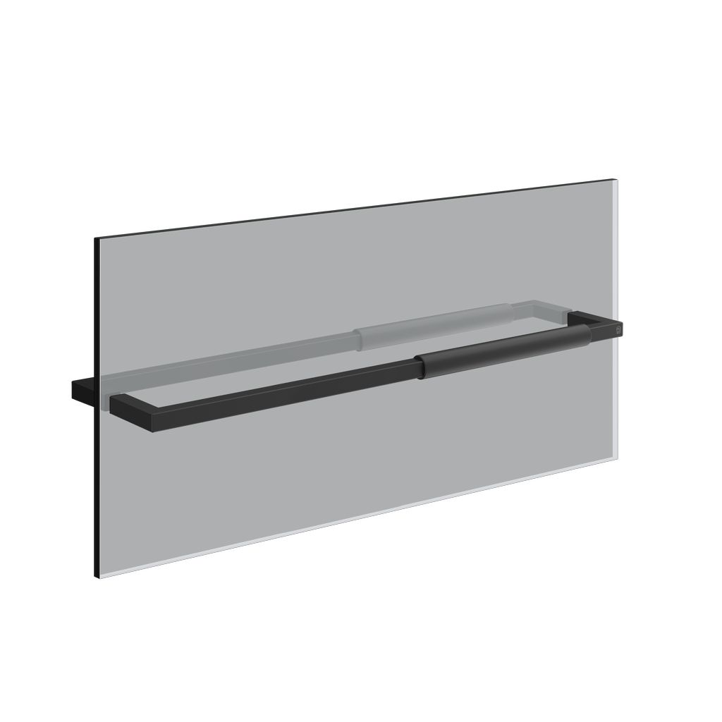 Gessi SHOWER G Halte-Griff+Badetuchhalter schwarz matt