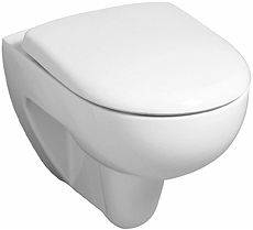 Renova Tiefspül-WC, 4,5/6l, wandhängend, spülrandlos