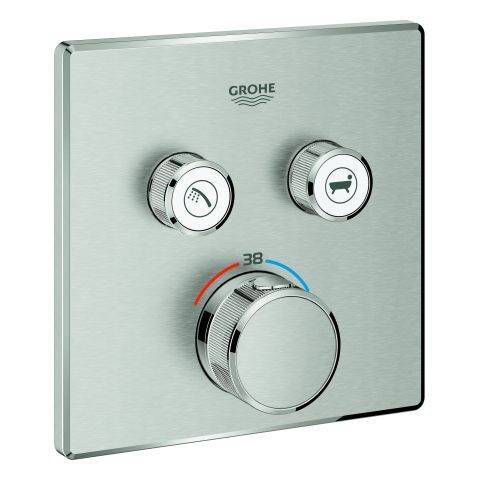 GROHE Grohtherm Smartcontrol Thermostat mit 2 Absperrventilen, eckig