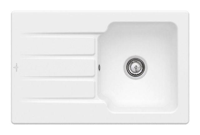 Villeroy & Boch Architectura 45 Küchenspüle, mit Ablaufgarnitur mit Handbetätigung, 800 x 510mm