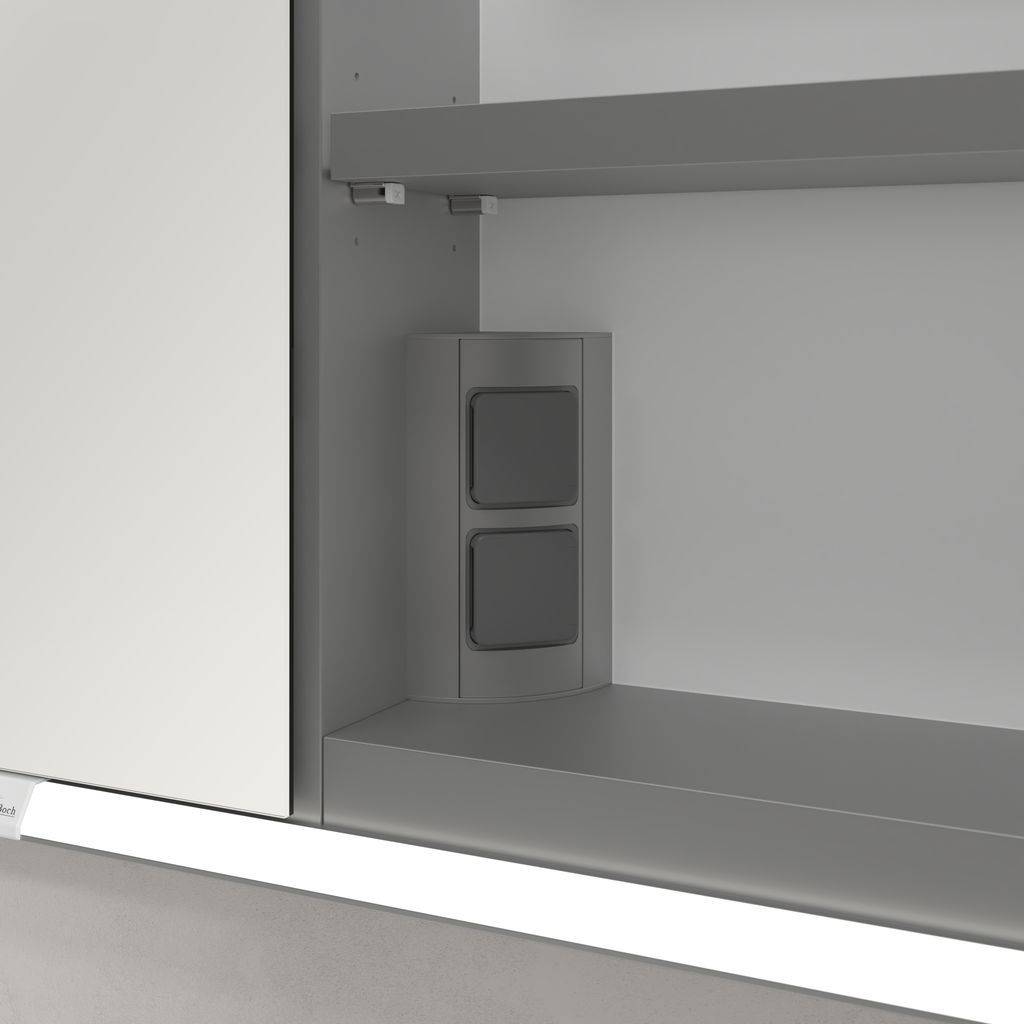 A4581300_202 My View Now Einbau-Spiegelschrank 1300 x 750 x 168mm, Smart-Home-fähig
