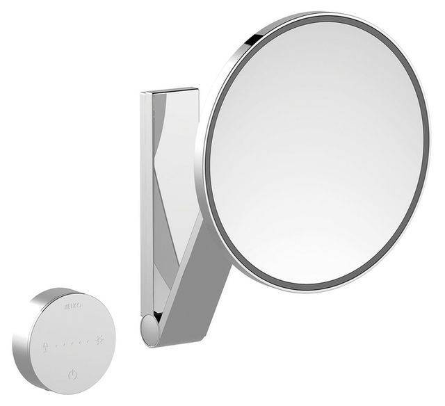Kosmetikspiegel iLook_move, rund, beleuchtet, 5-stufig-einstellbarer Lichtfarbe, Netzanschluss