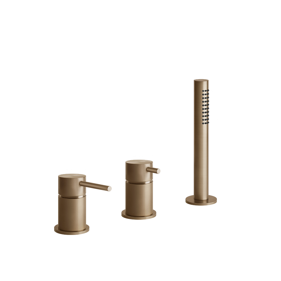 Gessi Wanne316 3-Wannenrand-Armatur
