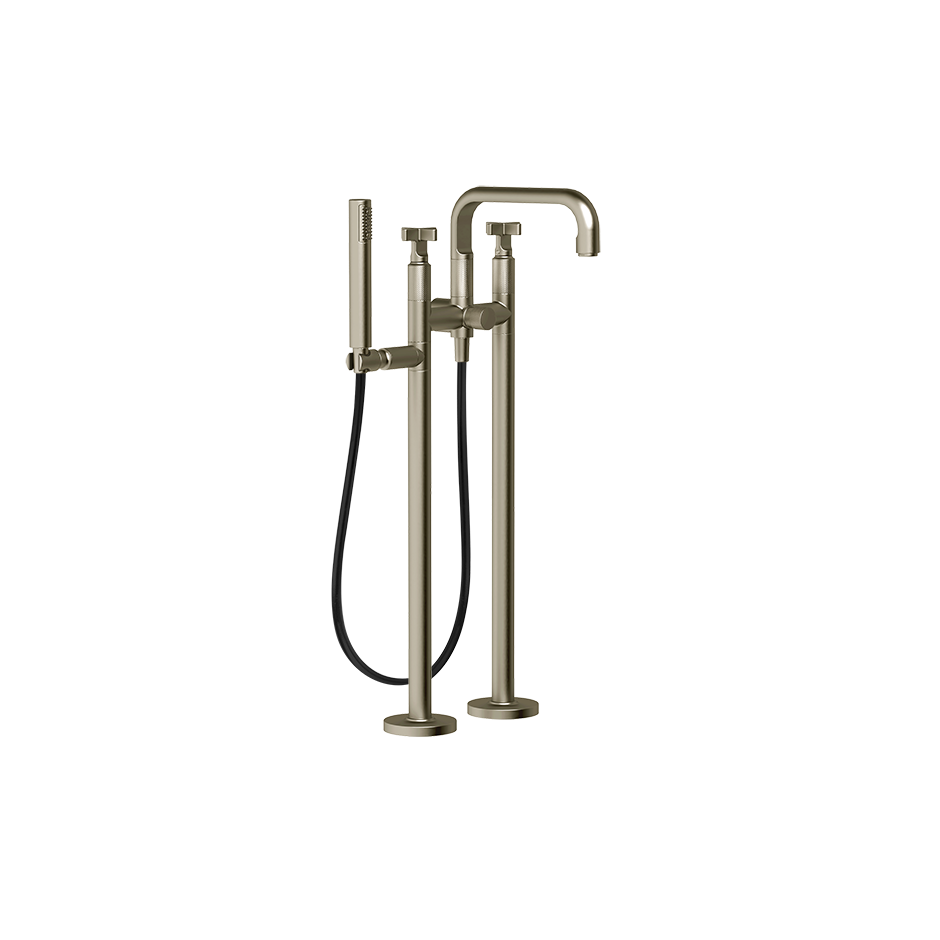 Gessi Inciso+ freistehende 2-Hebel-Griff-Wannenarmatur