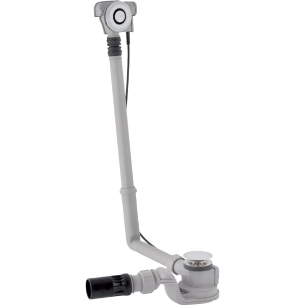 Geberit Badewannen-Ablauf, mit PushControl d52 L:60cm, mit Fertigbauset, DN40/50