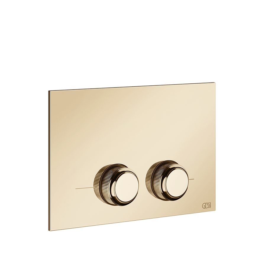 Gessi VENTI20 Betätigungsplatte Geberit Omega warm bronze PVD