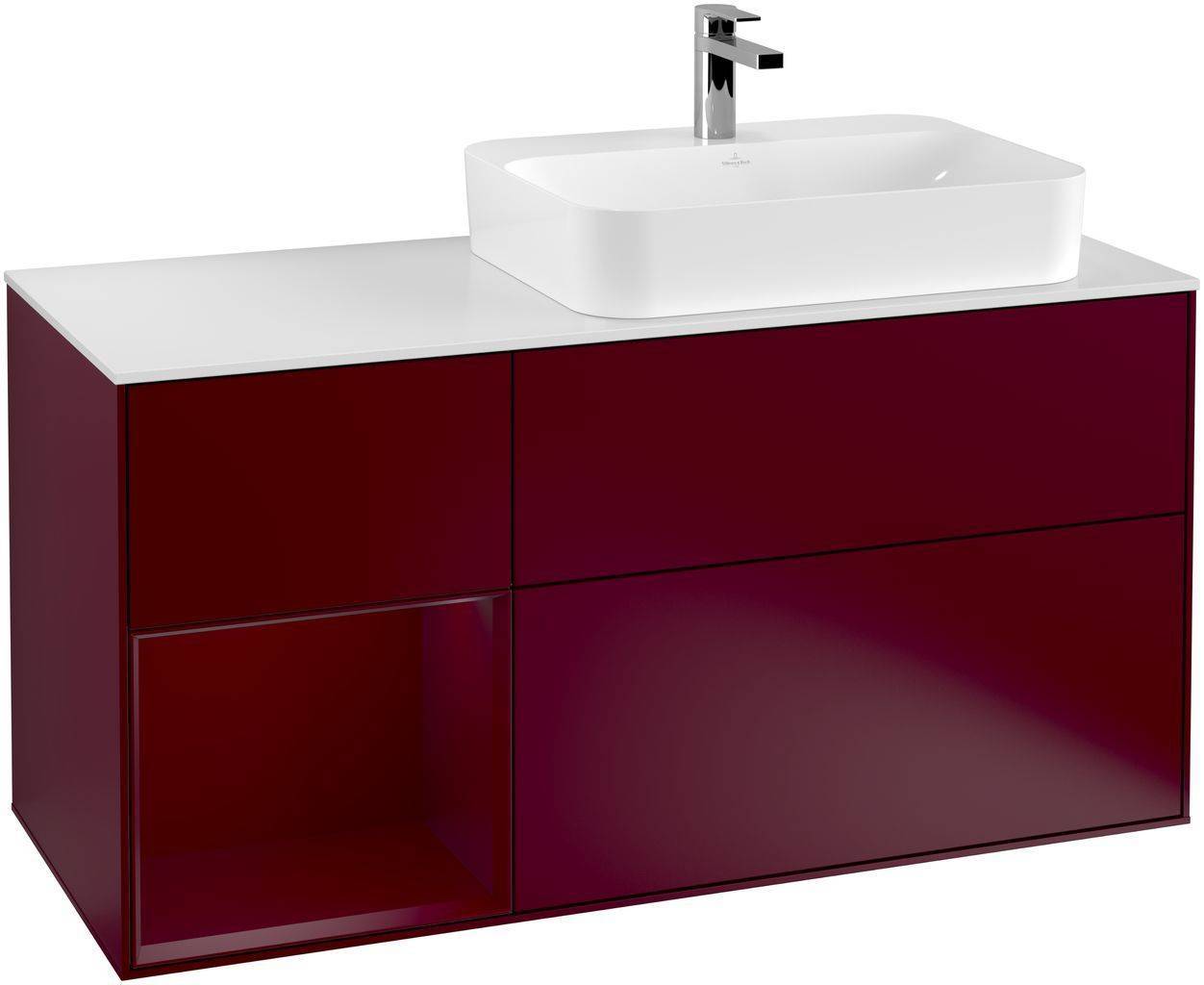 Villeroy & Boch Finion Waschtischunterschrank 1200 x 603 x 501mm, Abdeckplatte weiß matt