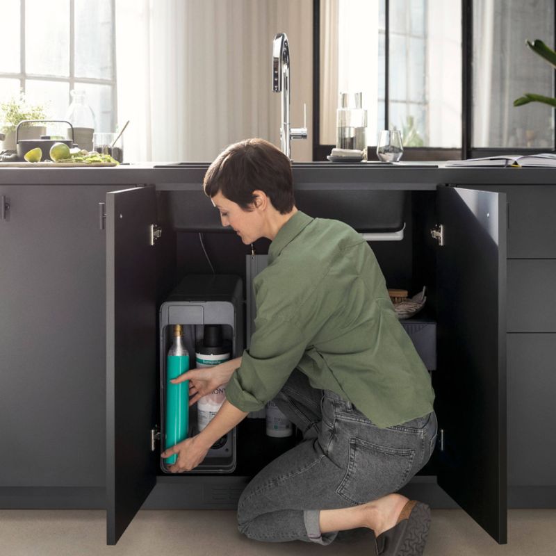 Wassersystem von hansgrohe mit Filtersystem.
